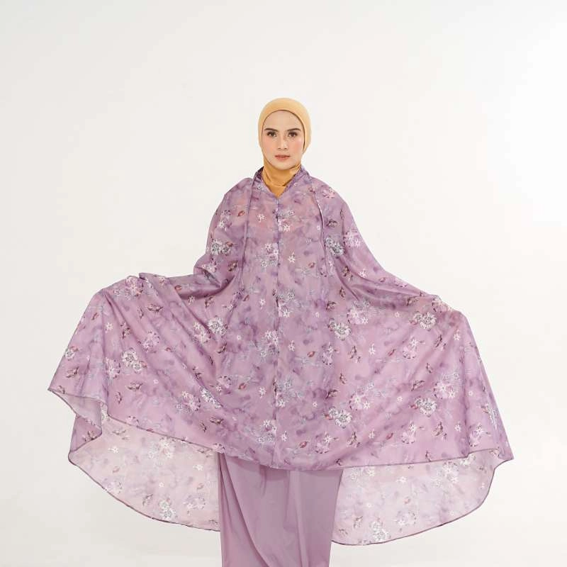 Product image ALF BY ALIF MUKENA MINI MOTIF PARASUT PREMIUM KOREA TRAVEL - MAUVE SHADOWS ( MKN-P02-003 ) all variant all variant